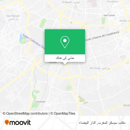 خريطة مكتب سيسكو المغرب