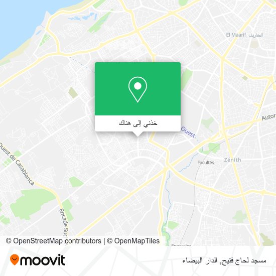 خريطة مسجد لحاج فتيح