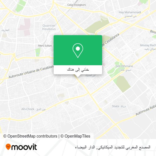 خريطة المصنع المغربي للتجديد الميكانيكي