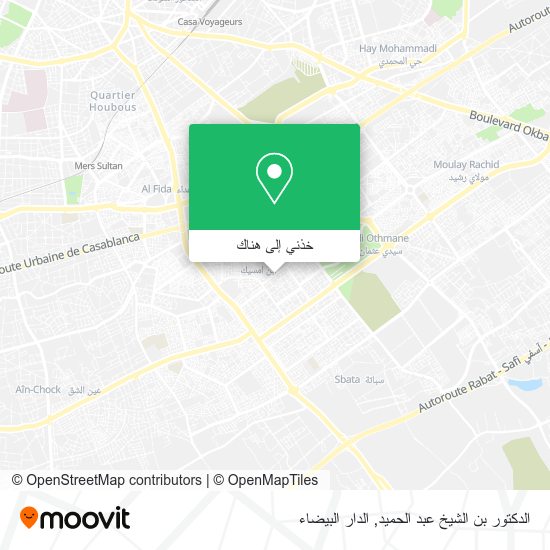 خريطة الدكتور بن الشيخ عبد الحميد