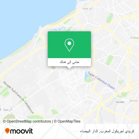 خريطة كريدي أجريكول المغرب