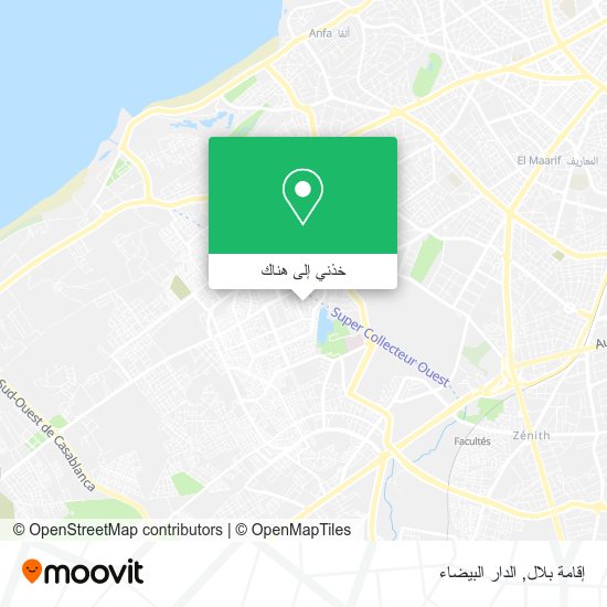 خريطة إقامة بلال
