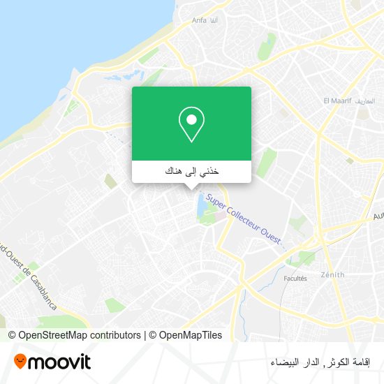 خريطة إقامة الكوثر