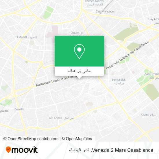 خريطة Venezia 2 Mars Casablanca