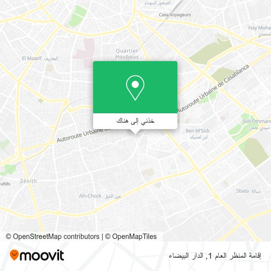 خريطة إقامة المنظر العام 1