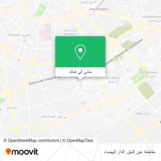خريطة مقاطعة عين الشق