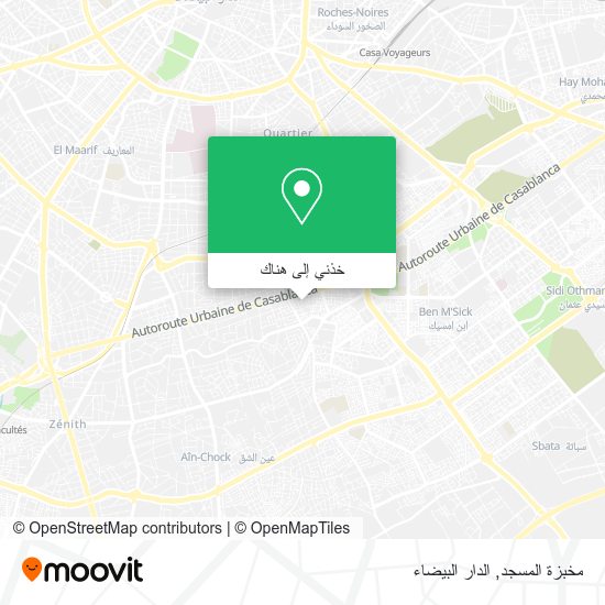 خريطة مخبزة المسجد