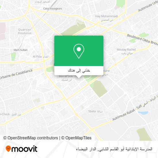خريطة المدرسة الإبتدائية أبو القاسم الشابي