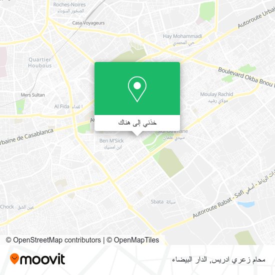 خريطة محام زعري ادريس