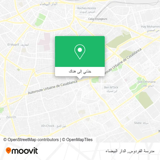 خريطة مدرسة الفردوس