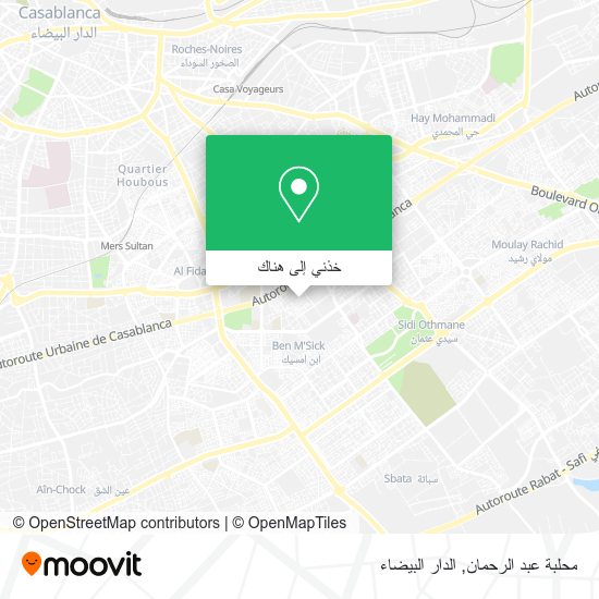 خريطة محلبة عبد الرحمان
