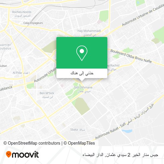 خريطة جيس منار الخير 2 سيدي عثمان