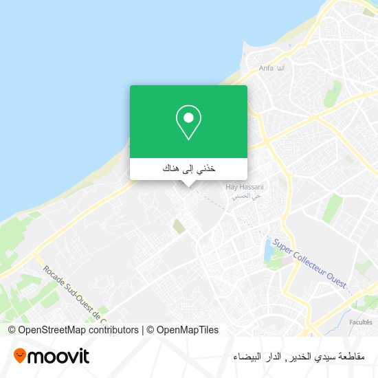 خريطة مقاطعة سيدي الخدير