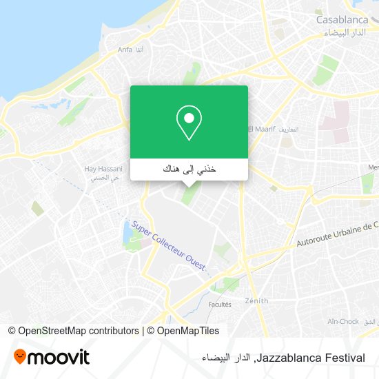 خريطة Jazzablanca Festival