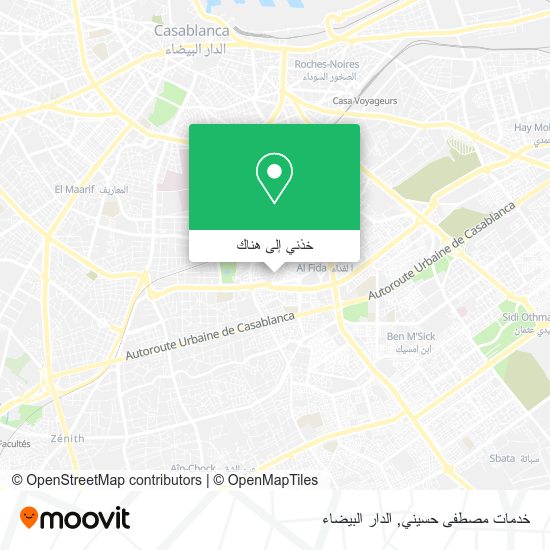 خريطة خدمات مصطفى حسيني