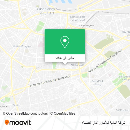 خريطة شركة البادية للألبان