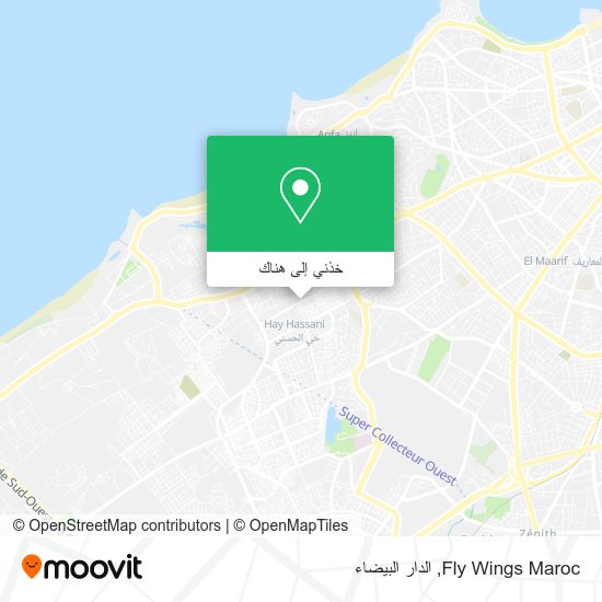خريطة Fly Wings Maroc