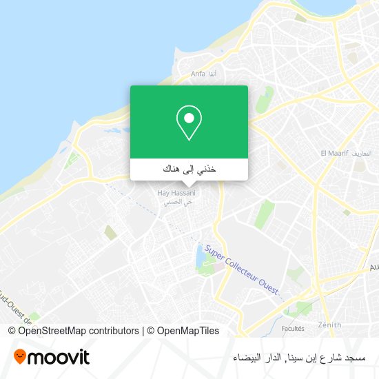 خريطة مسجد شارع إبن سينا