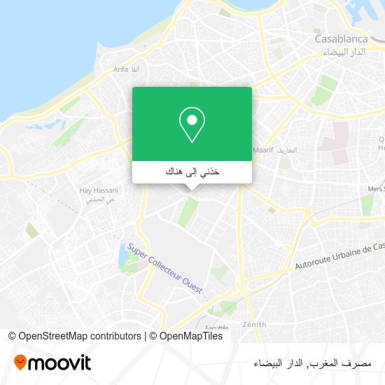 خريطة مصرف المغرب