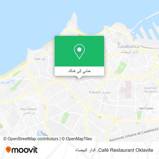 خريطة Café Restaurant Oklavite