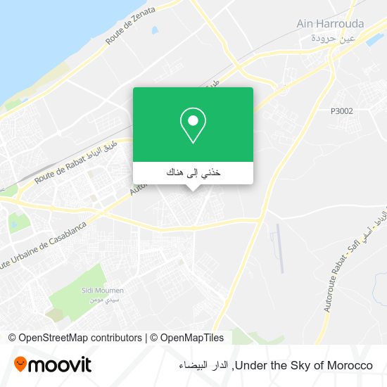 خريطة Under the Sky of Morocco