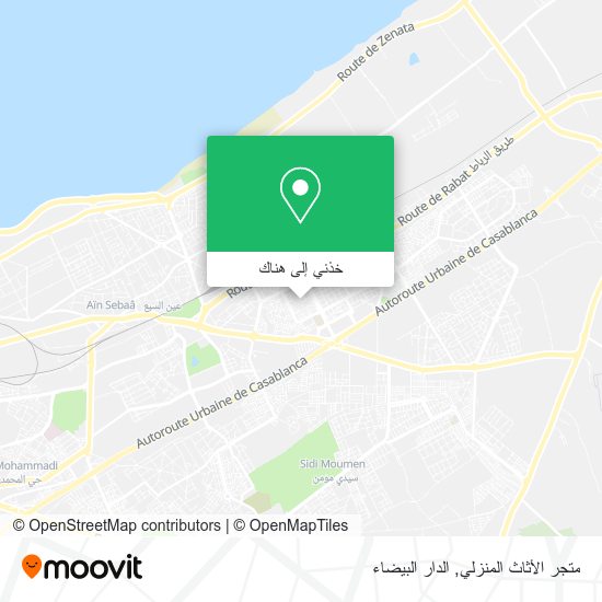 خريطة متجر الأثاث المنزلي