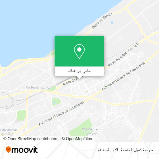 خريطة مدرسة كميل الخاصة