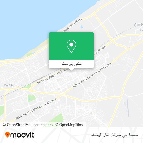 خريطة مصبنة حي مباركة