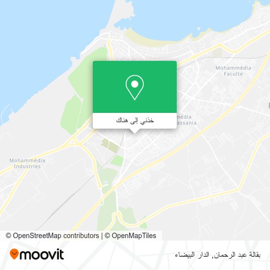 خريطة بقالة عبد الرحمان