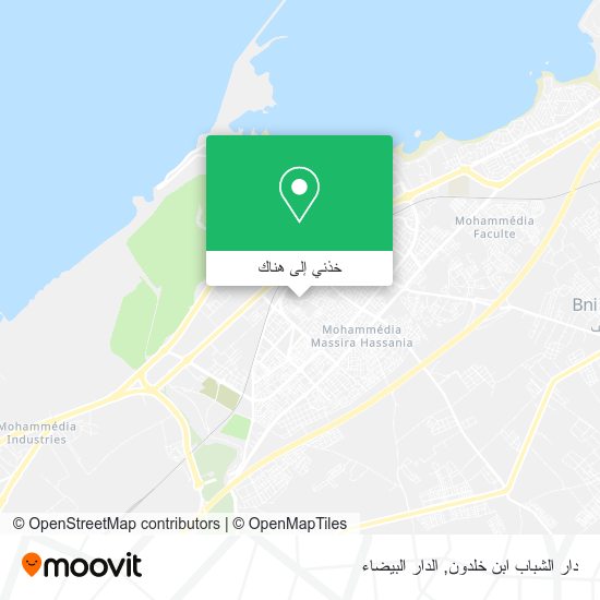 خريطة دار الشباب ابن خلدون