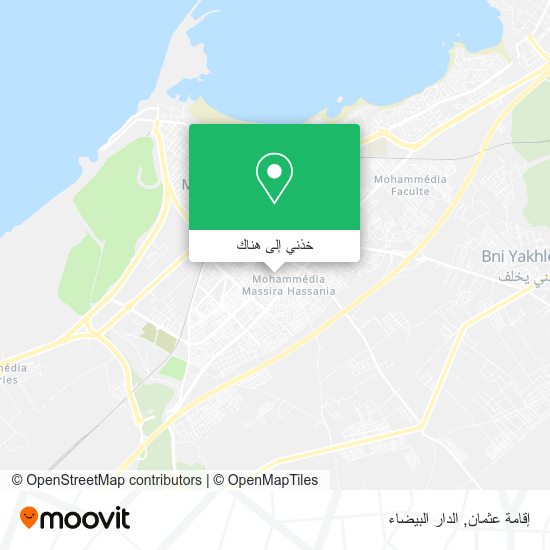 خريطة إقامة عثمان
