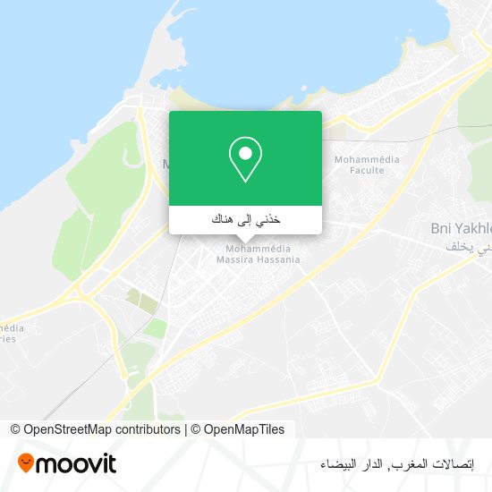 خريطة إتصالات المغرب