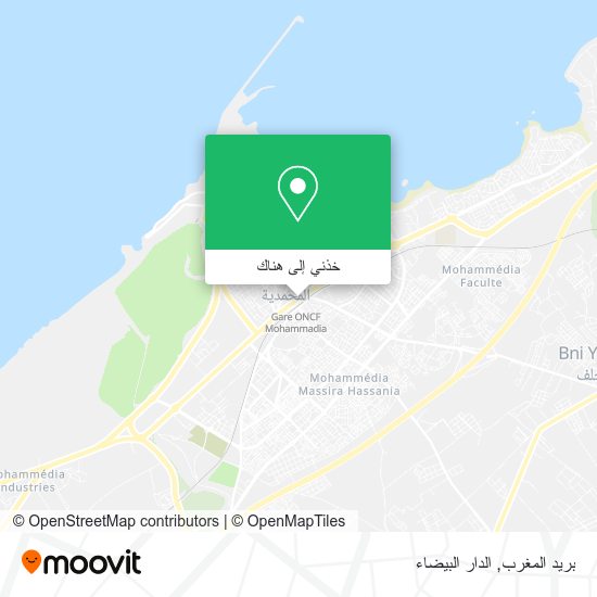 خريطة بريد المغرب