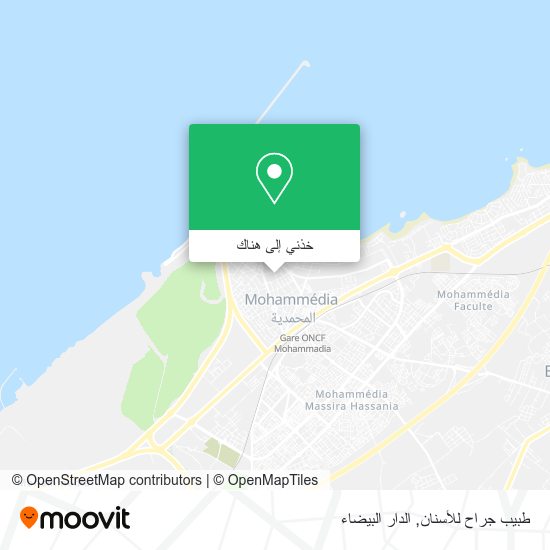 خريطة طبيب جراح للأسنان