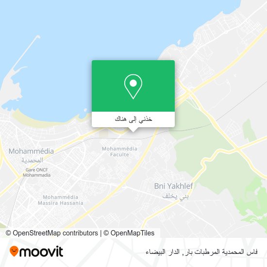 خريطة فاس المحمدية المرطبات بار