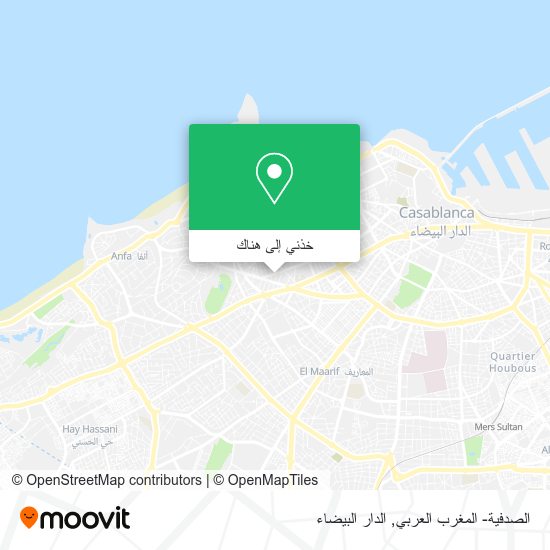 خريطة الصدفية- المغرب العربي