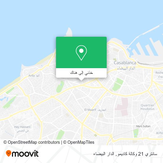 خريطة سانتري 21 وكالة كاديمو