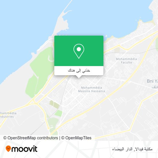 خريطة مكتبة فيدالا