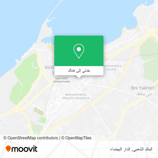 خريطة البنك الشعبي