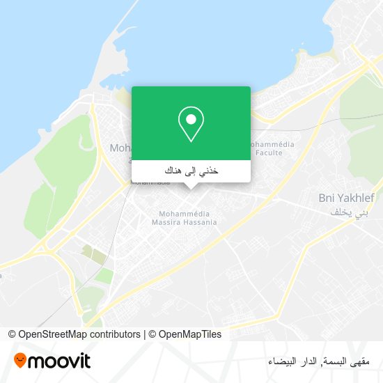 خريطة مقهى البسمة