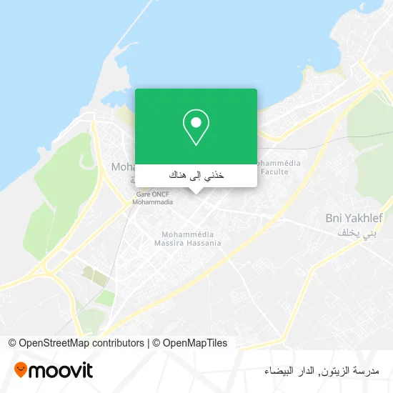 خريطة مدرسة الزيتون