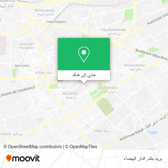 خريطة بريد بنك