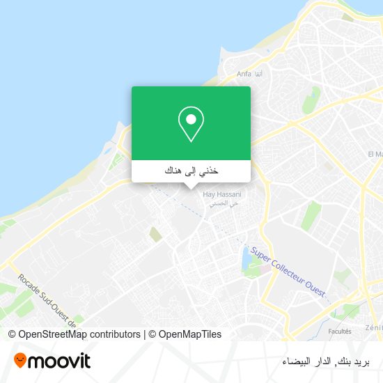 خريطة بريد بنك
