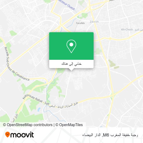 خريطة وجبة خفيفة المغرب M6