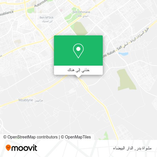 خريطة مشواة بدر