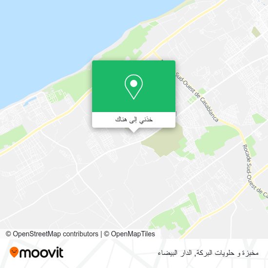 خريطة مخبزة و حلويات البركة