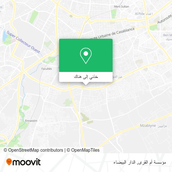 خريطة مؤسسة أم القرى