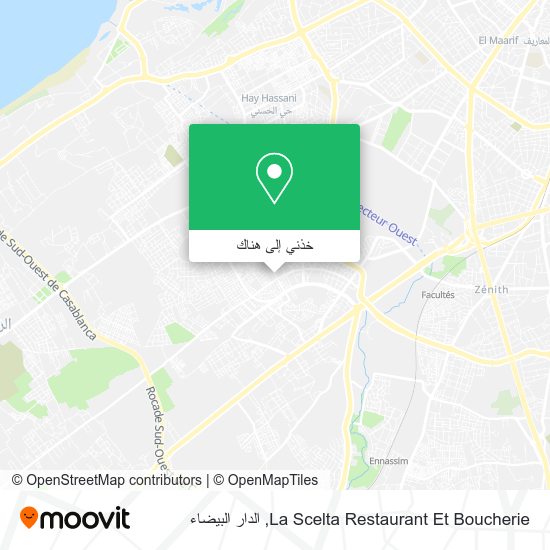 خريطة La Scelta Restaurant Et Boucherie