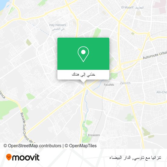 خريطة تنزانيا مع تاوسي