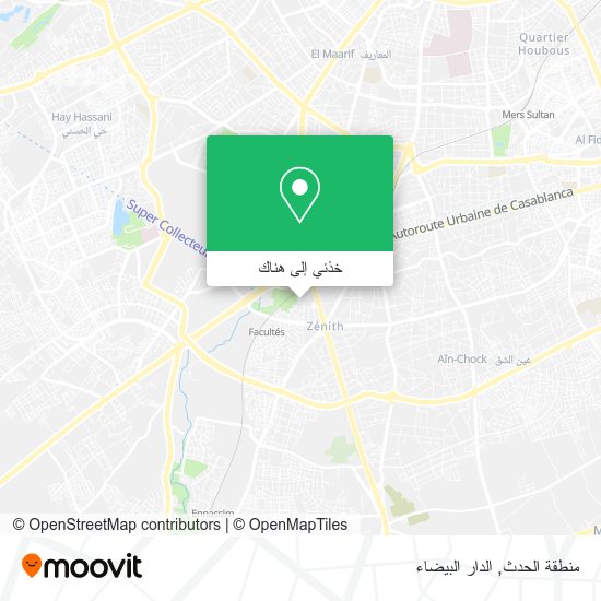 خريطة منطقة الحدث